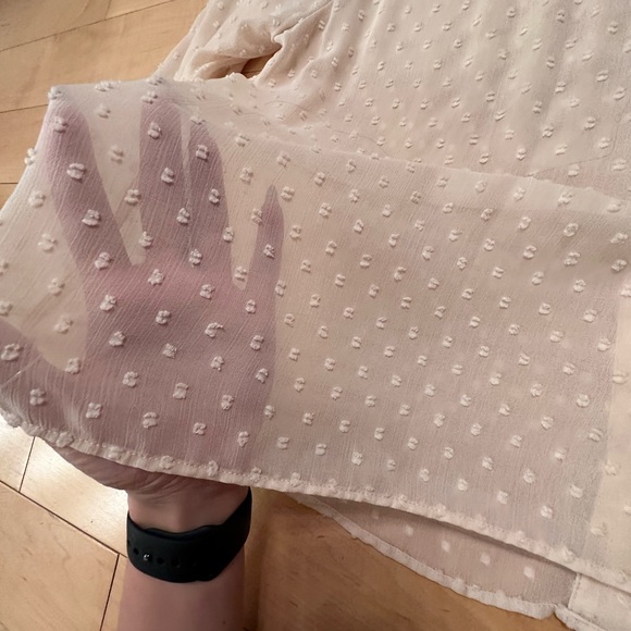 Zara light pink blouse - Picture 3 of 3